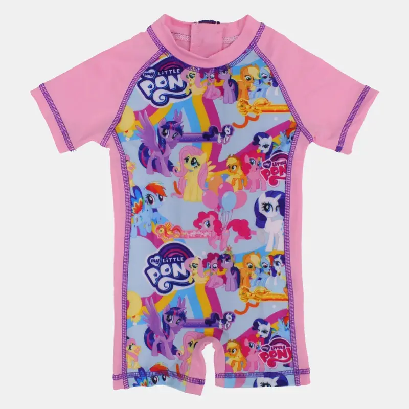 Girls Swimsuit Overall  Little Pony Theme