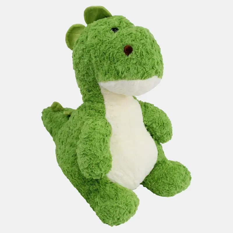 Green Dinosaur Stuffed Toy - Cotton Filling