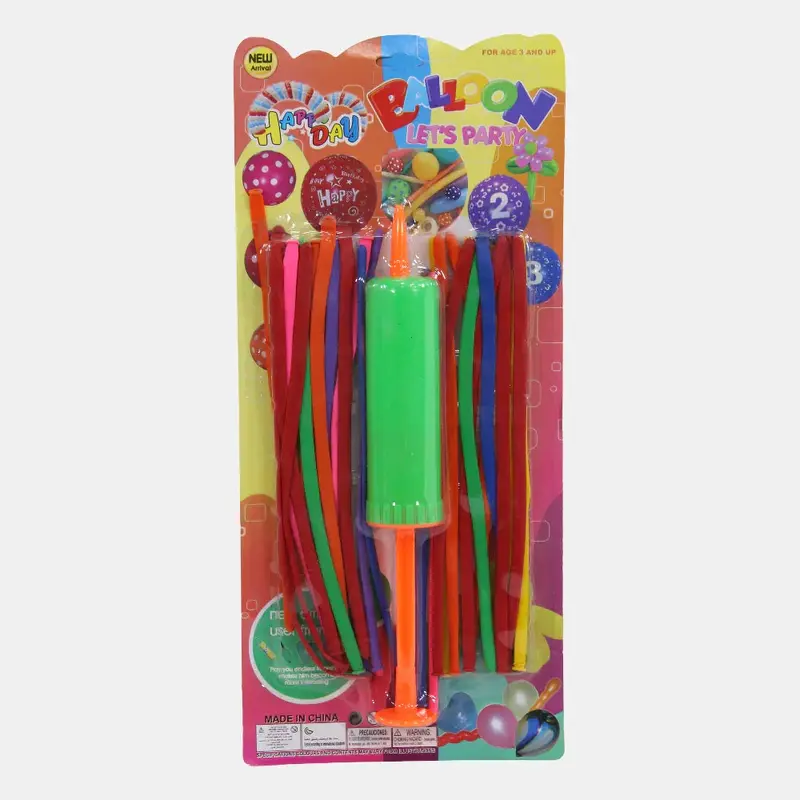 Long Balloons with Pump  Creative Balloon Twisting Fun