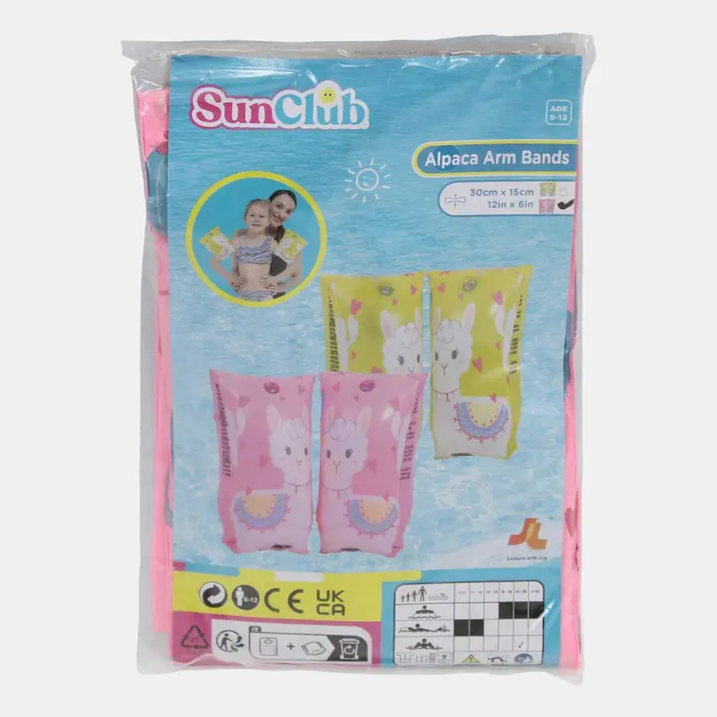 Sun Club Alpaca Arm Bands  Pink