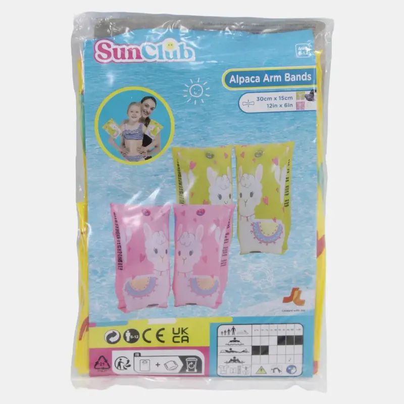 Sun Club Alpaca Arm Bands  Yellow