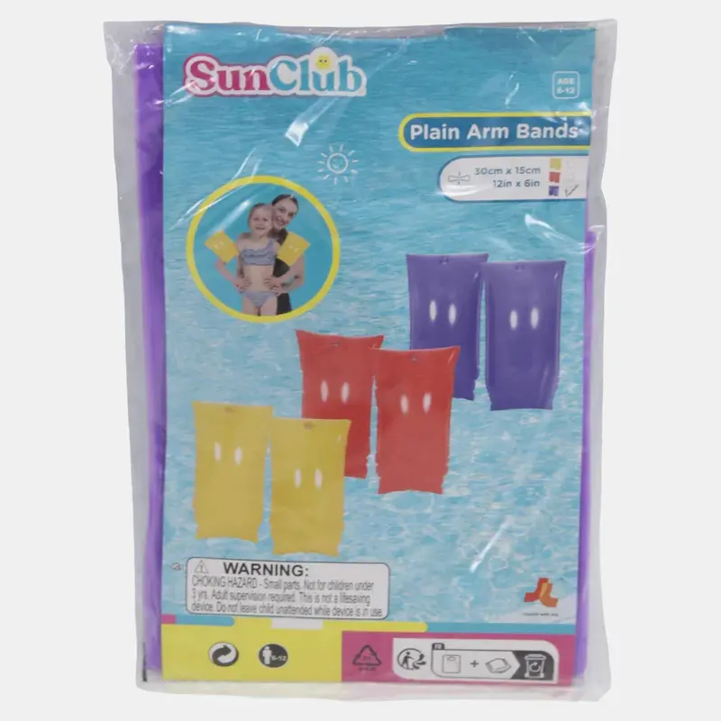 Sun Club Plain Arm Bands  Purple