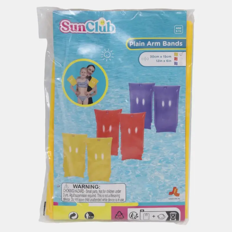 Sun Club Plain Arm Bands  Yellow