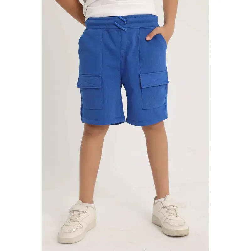 Unisex Cotton Shorts  Blue