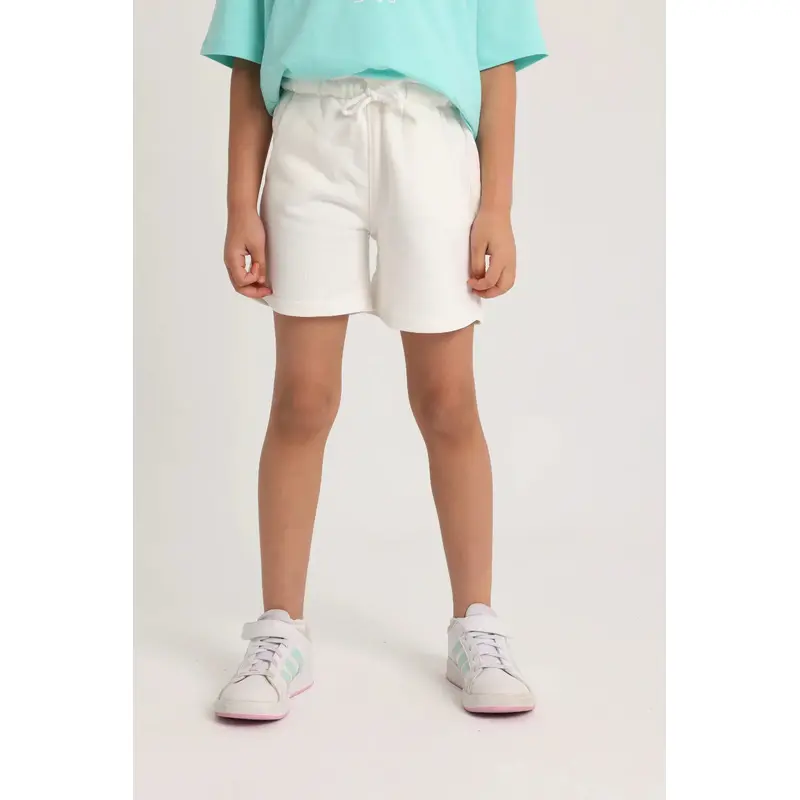 Unisex Cotton Shorts - Off-White