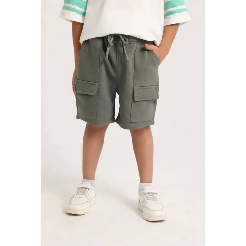 Unisex Cotton Shorts  Olive