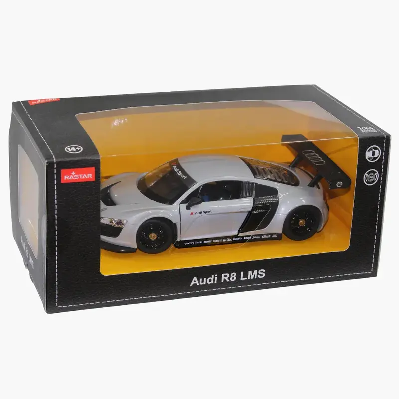 Audi R8 Die-Cast Car - White