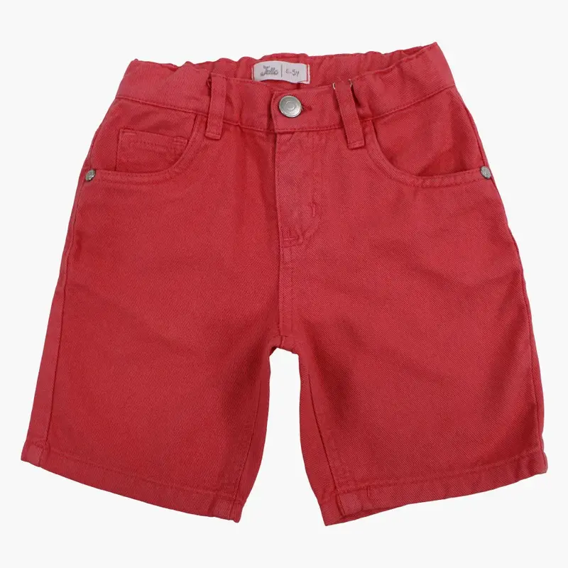 Boys Gabardine Shorts  Watermelon