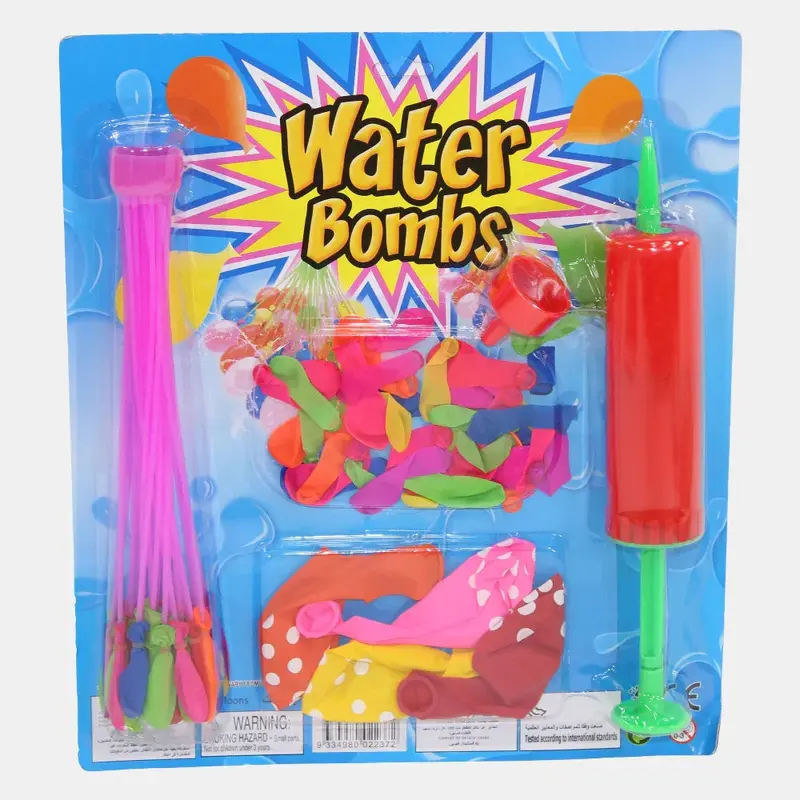 Mixed Balloons Set with Pump  Red