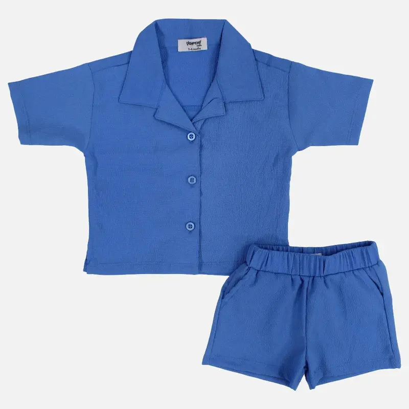 Unisex Baby 2-Piece Outfit Set  Blue