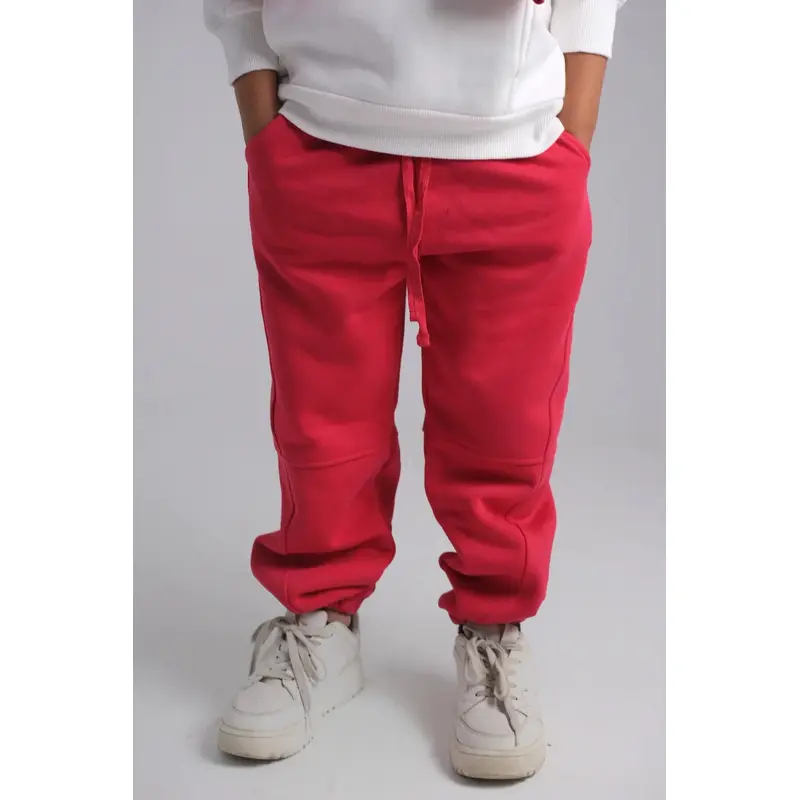 Unisex Red Comfy Sweatpants