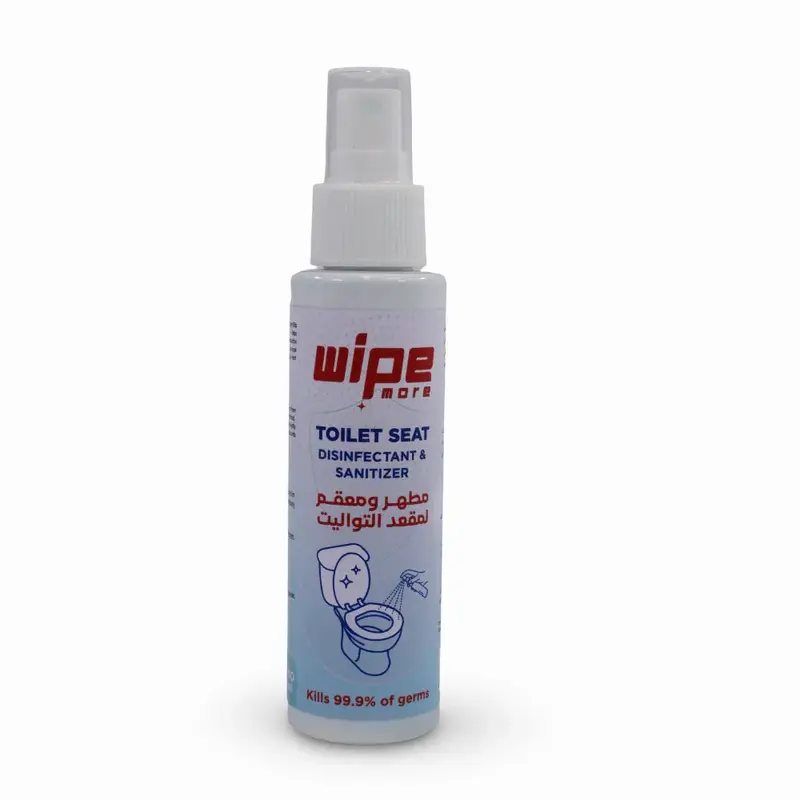 Wipe More Toilet Seat Disinfectant & Sanitizer  100ml