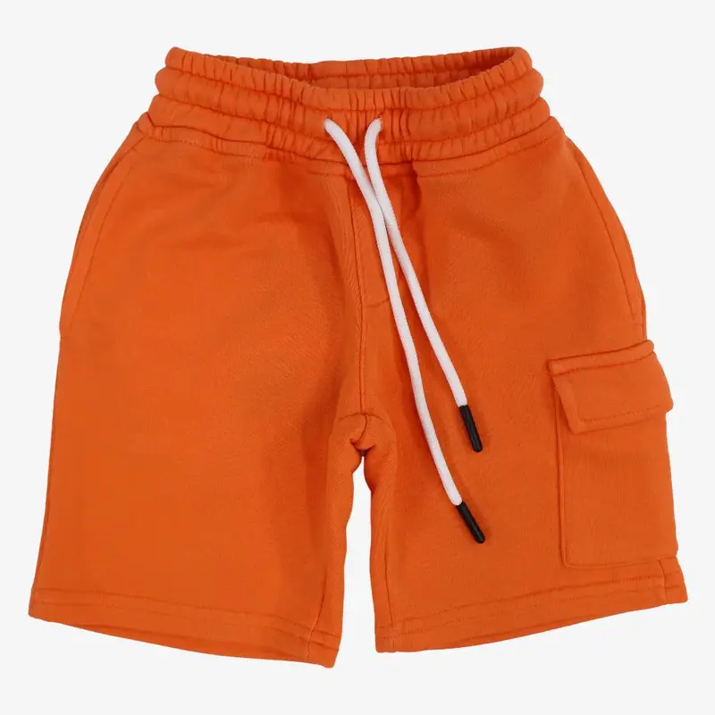Boys Cotton Shorts  Orange