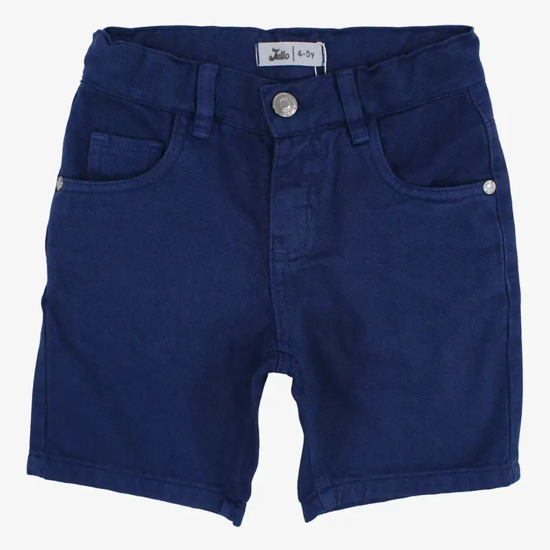 Boys Gabardine Shorts  Indigo