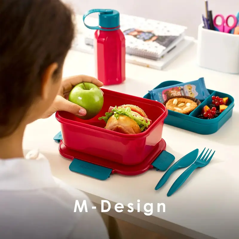 M-Design Lunch Set 2.1 L- Teal/Fuchsia