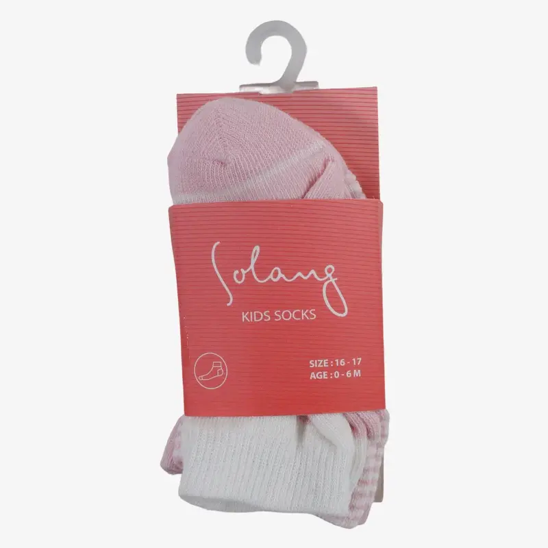 Unisex Baby  Cotton Socks - Multicolor with Cat Print