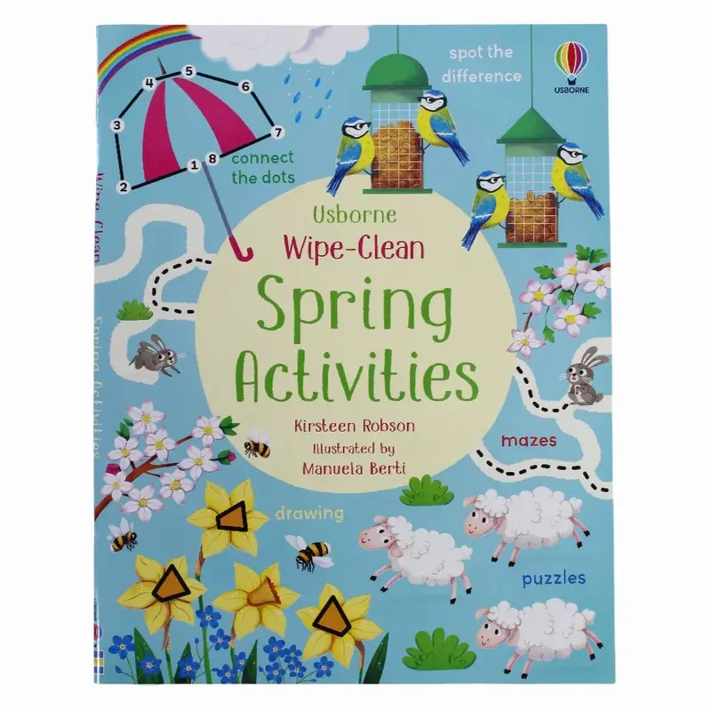 Wipe-Clean Spring Activities  Bloom with Every Page