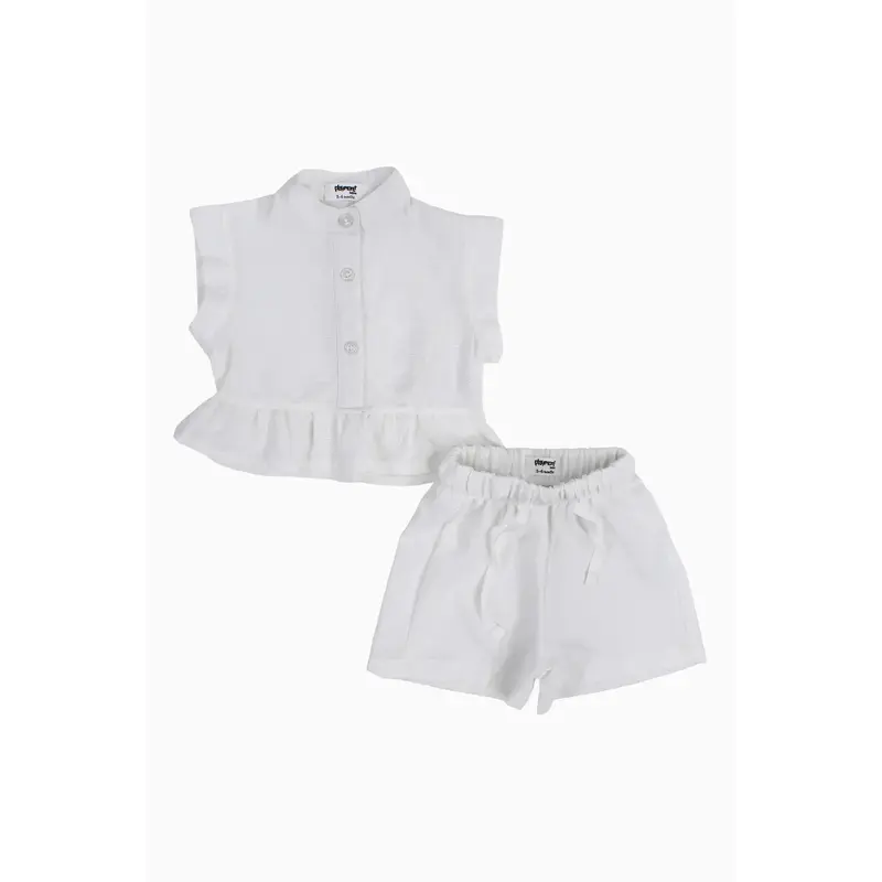 Baby Girls 2-Piece Outfit Set  Off-white