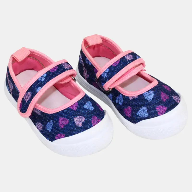 Baby Girls' Navy Canvas Shoes