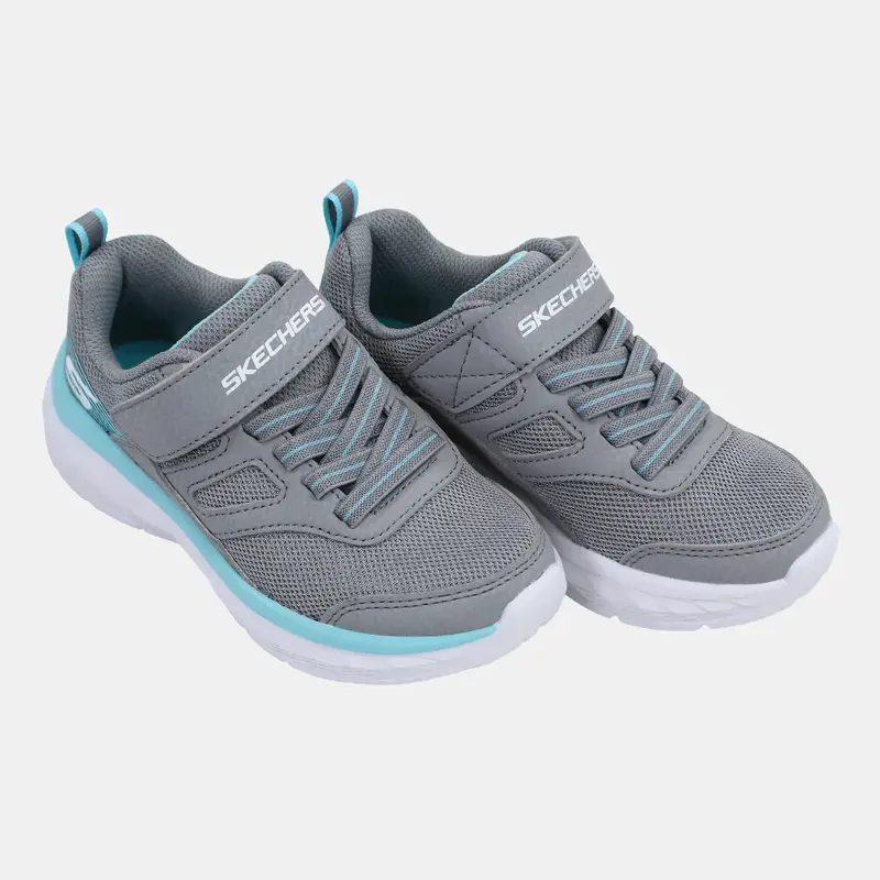 Girls Leather Sneakers - Grey