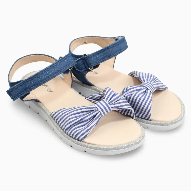 Girls Sandals  White & Blue