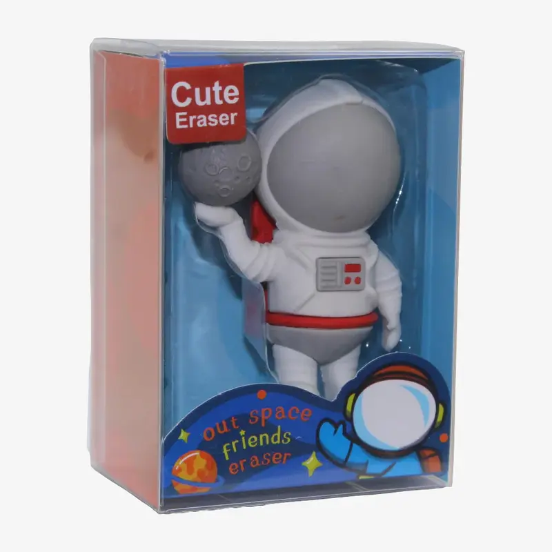 Astronaut Shaped Eraser  Grey