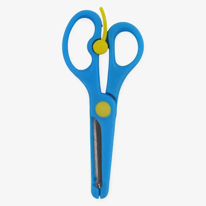 Blue Scissors with Metal Blade