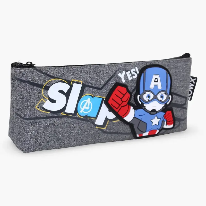 Captain America Pencil Case  Grey