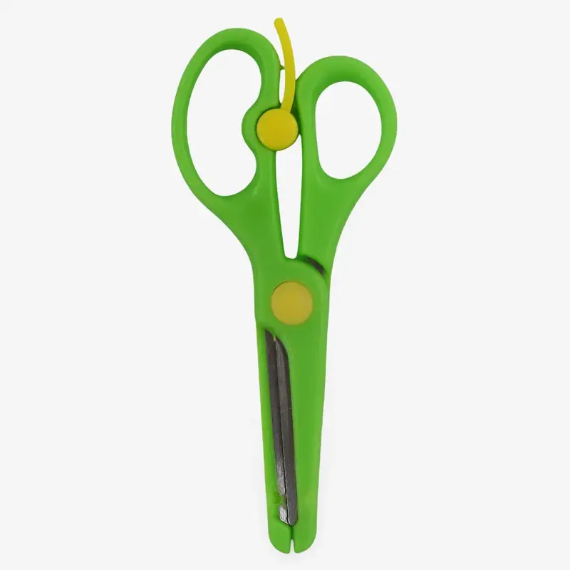 Green Scissors with Metal Blade