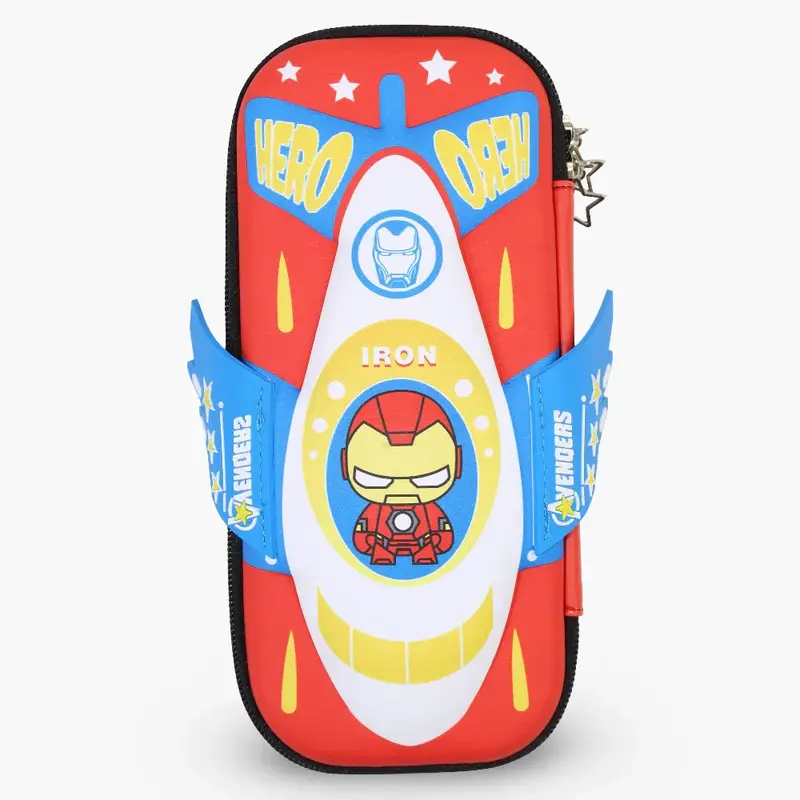Iron Man Pencil Case  Red