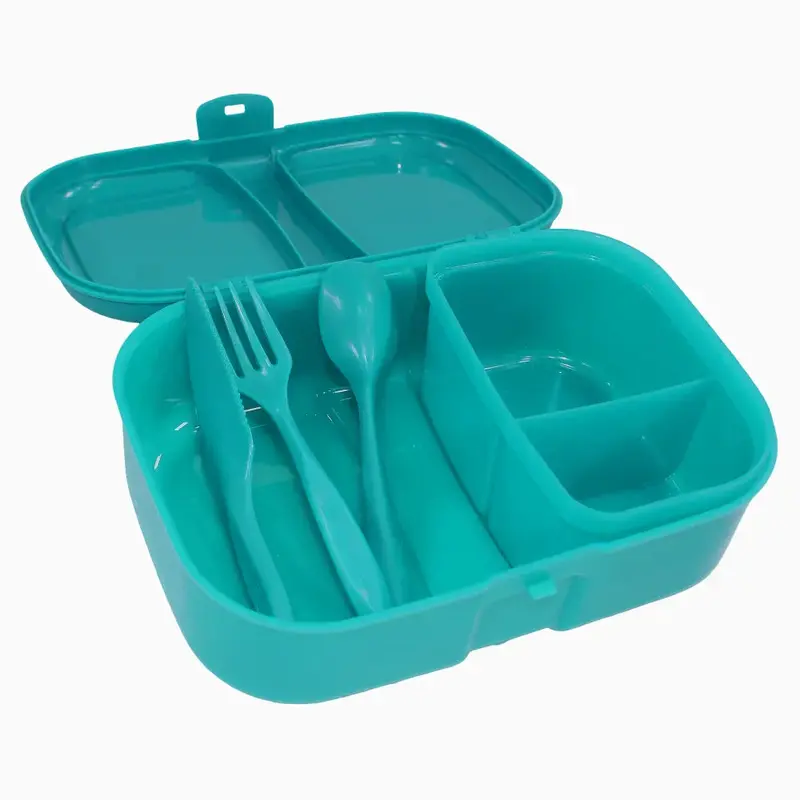 Turquoise Plastic Lunch Box  1.8L