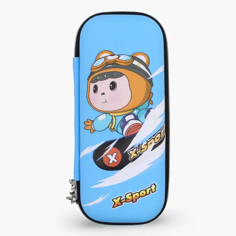 X-Sport Pencil Case  Light Blue