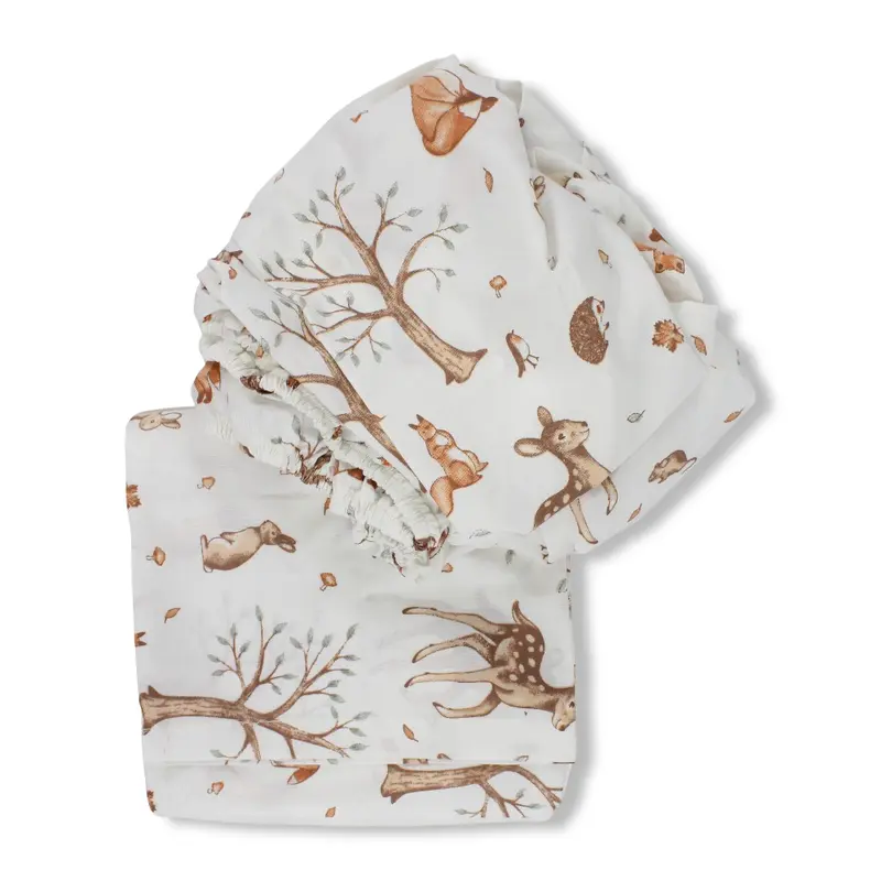 Bed Sheet Set - Deer Print