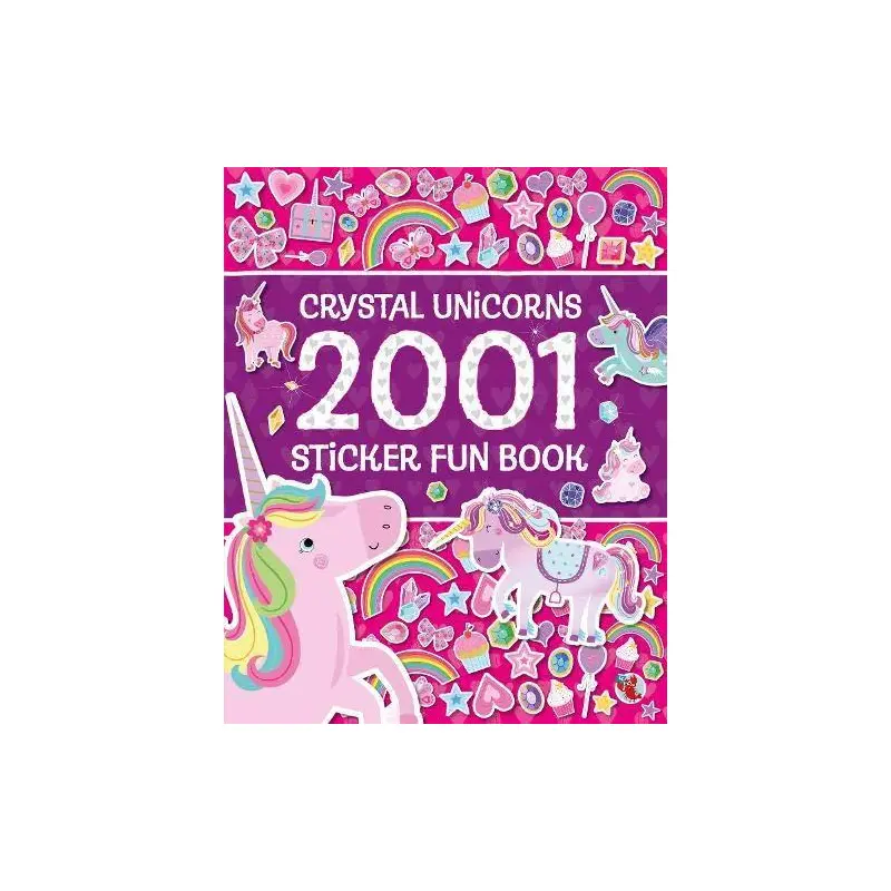 Crystal Unicorns 2001 Sticker Fun Book