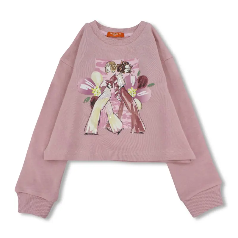 Girls Cotton Blouse  Dustypink