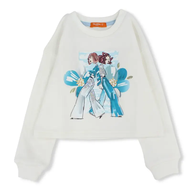 Girls Cotton Blouse  Off-White