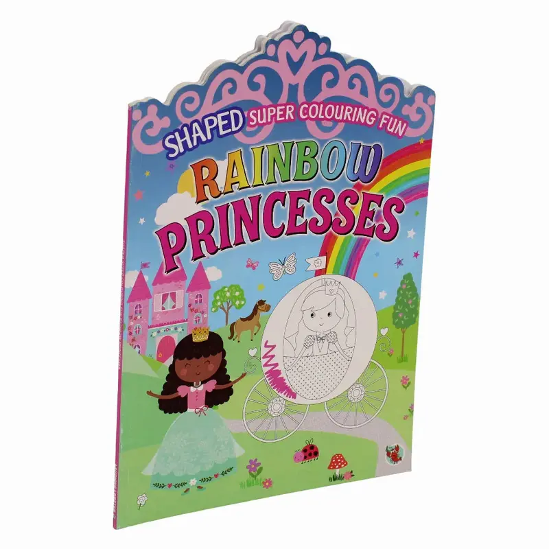 Shaped Super Colouring Fun: Rainbow Princesses