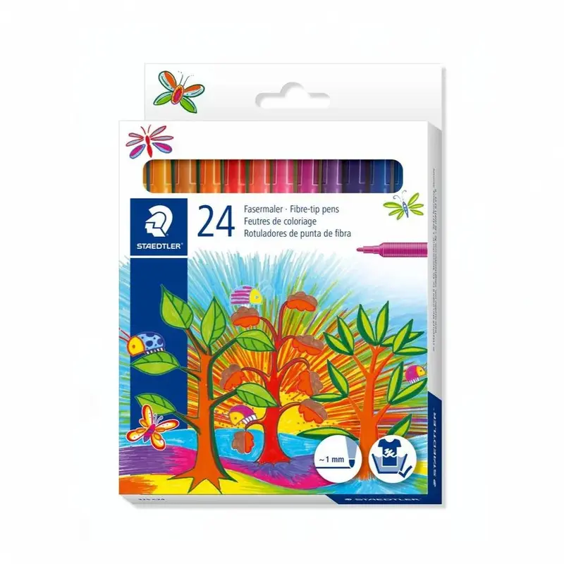 Staedtler Felt Tip Pens  24 Colors