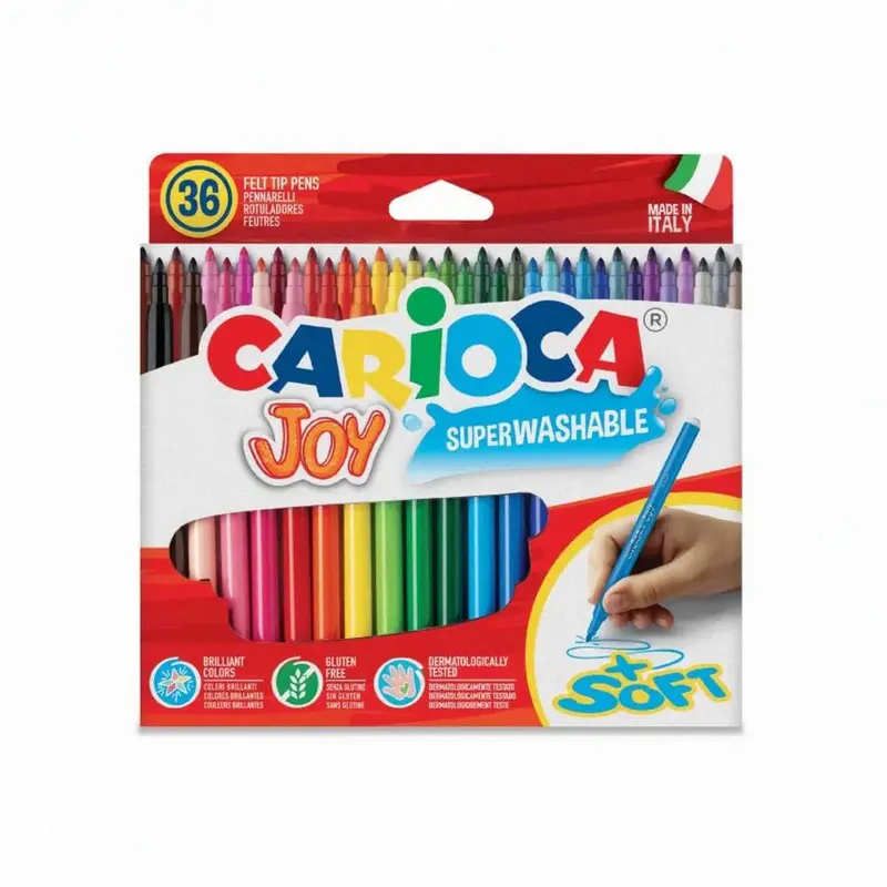 Carioca Joy Super Washable Pen  36 Colors