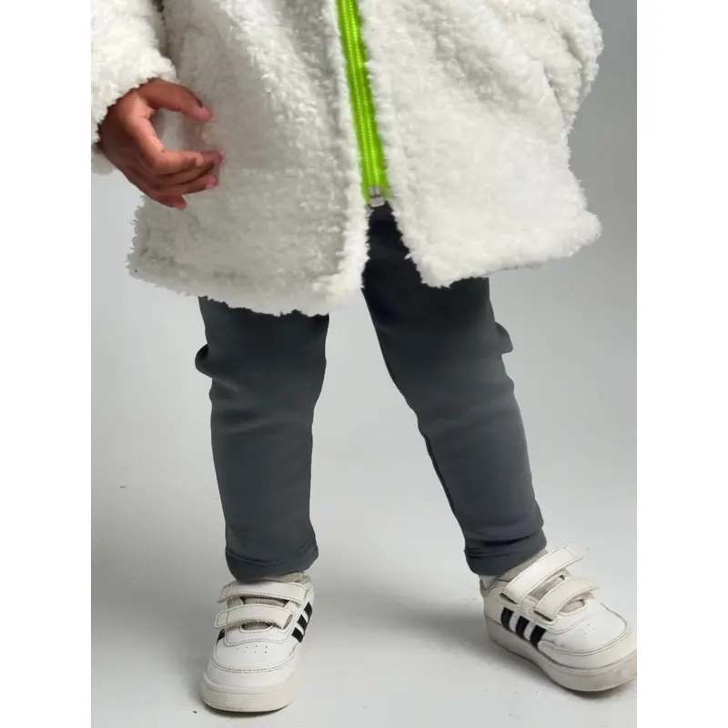 Grey Fleeced Leggings