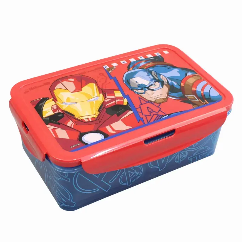 Stor Avengers Rectangular Food Container with Removable Compartments 1190ml