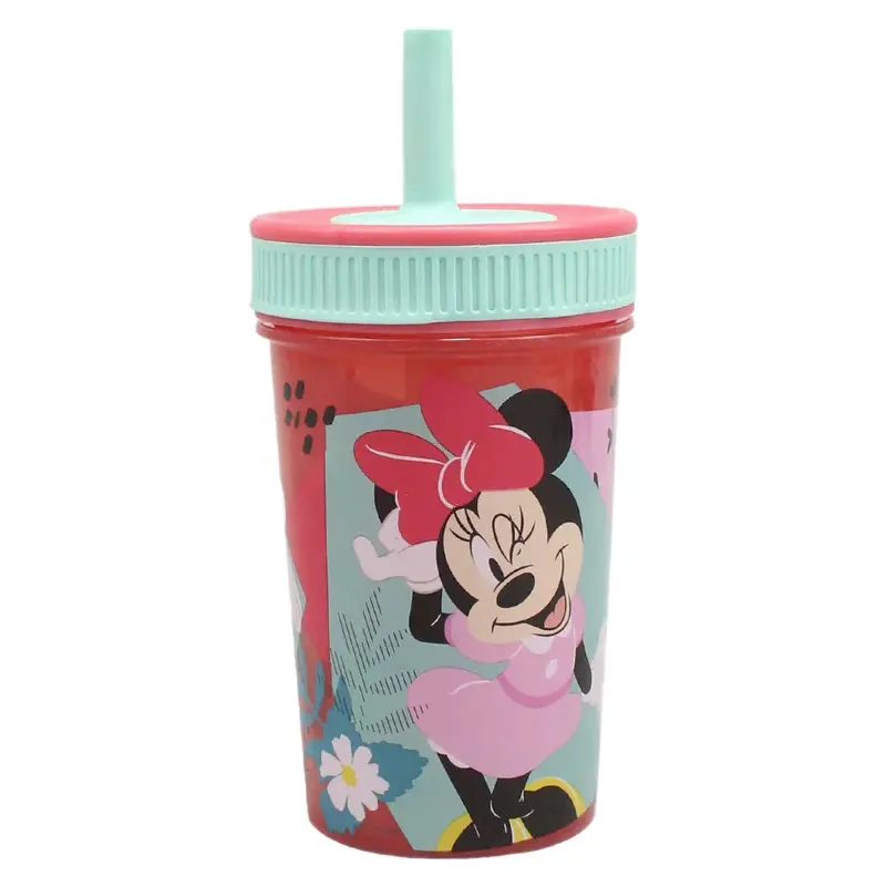 Stor Minnie Leakproof Silicone Straw Tumbler 465ml