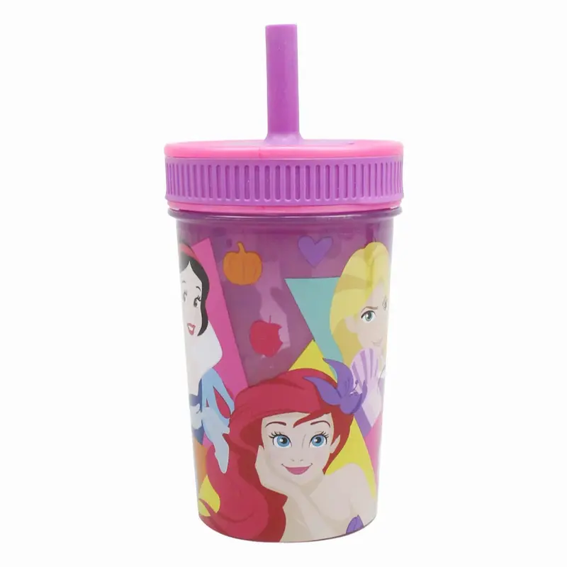 Stor Princess Leakproof Silicone Straw Tumbler 465ml