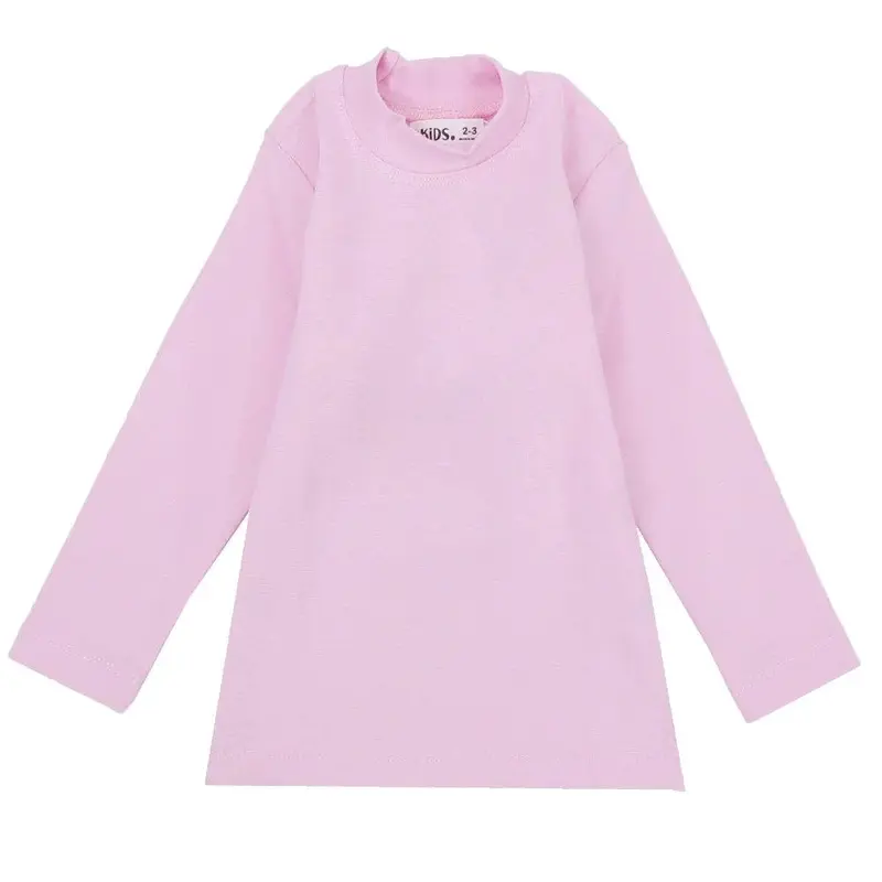 Long-Sleeved Half-Collar T-Shirt