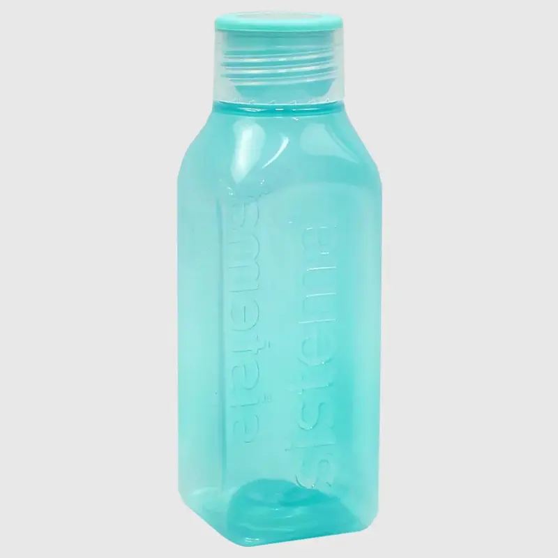 MINTY TEAL SISTEMA HYDRATION 475ML SQUARE BOTTLE