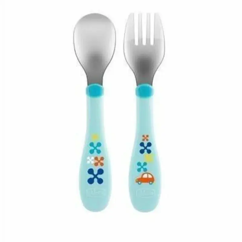 Chicco Metal Cutlery 18 Months and +18Month