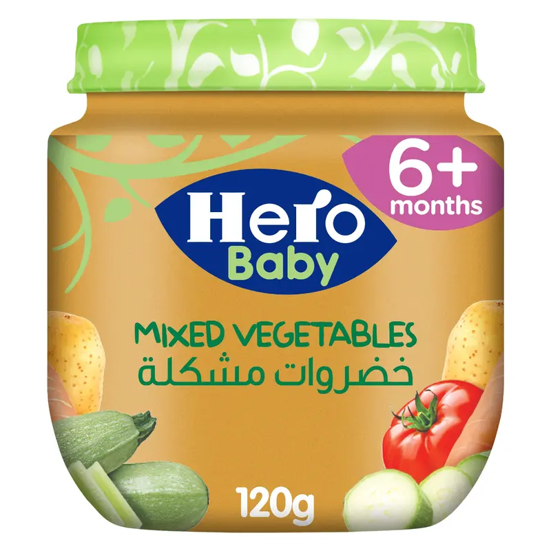 Hero Baby Mixed Vegetables Jar 120g