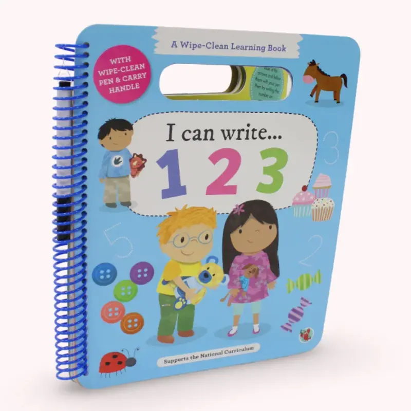 I Can Write 1 2 3  Wipe-Clean Learning Book