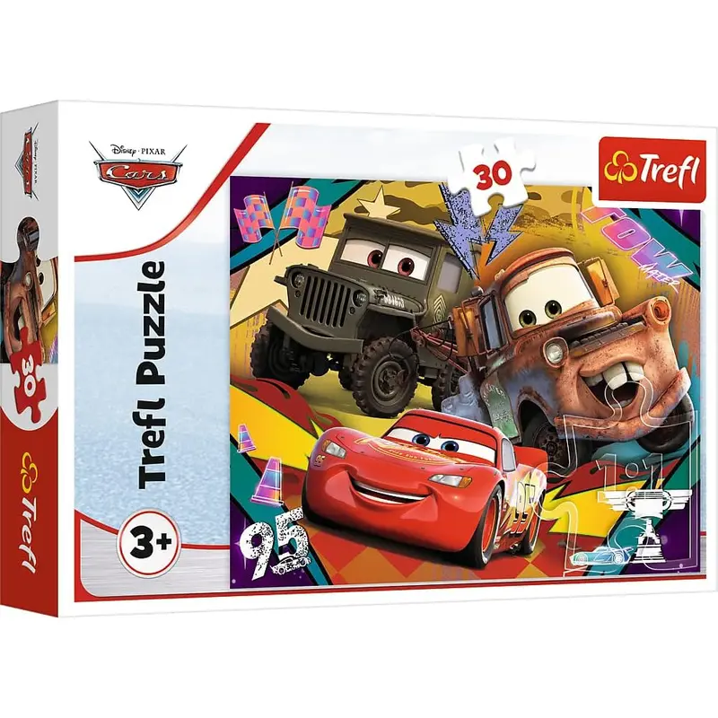 Trefl Speeding Cars Puzzle - 30 Pcs