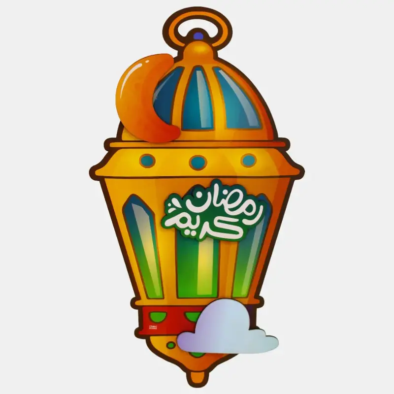 Colorful Wooden Hanging Ramadan Lantern